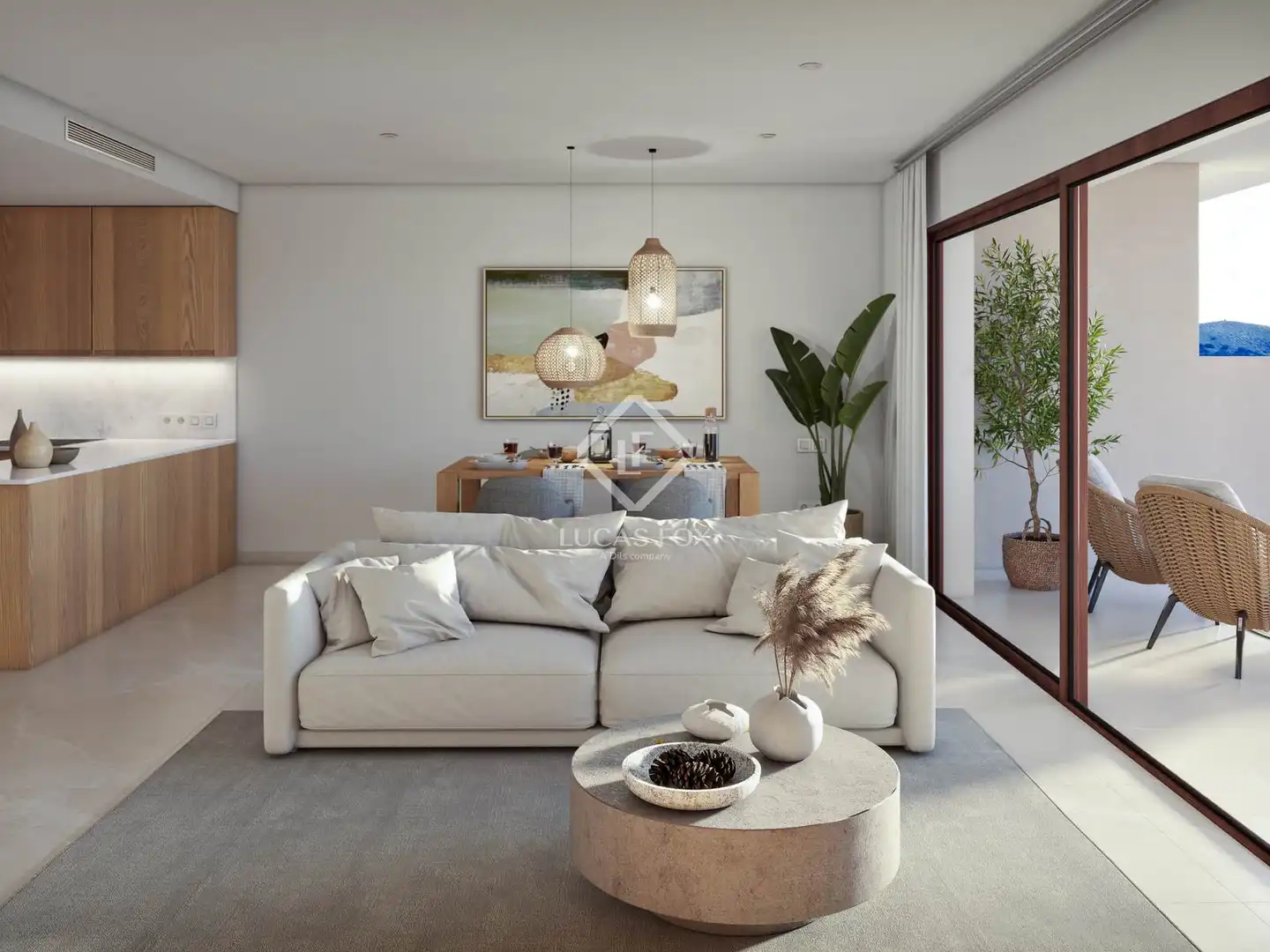 Living room of Flat for sale in Capdepera  with Air Conditioner, Heating and Terrace