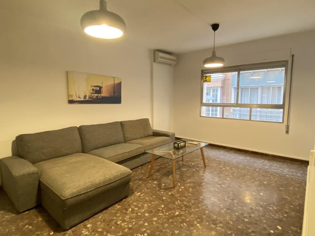 Living room of Flat for sale in  Almería Capital  with Air Conditioner, Terrace and Balcony