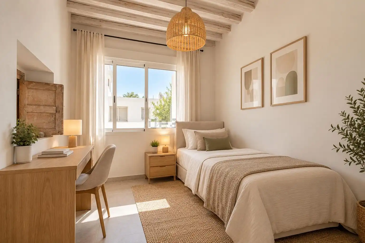 Bedroom of Flat for share in Almería