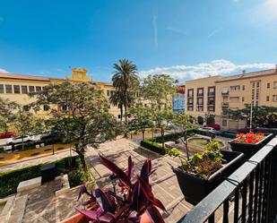 Terrace of Apartment to rent in  Valencia Capital  with Air Conditioner, Heating and Furnished