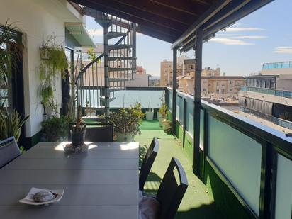 Terrace of Attic for sale in Elche / Elx  with Air Conditioner, Parquet flooring and Terrace