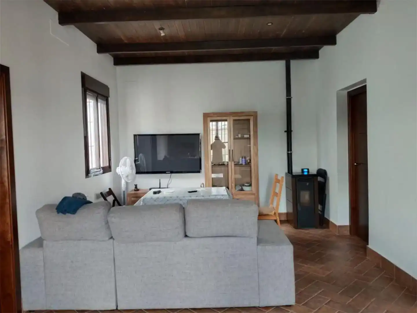 Sala d'estar de Casa o xalet en venda en Montellano amb Aire condicionat i Piscina