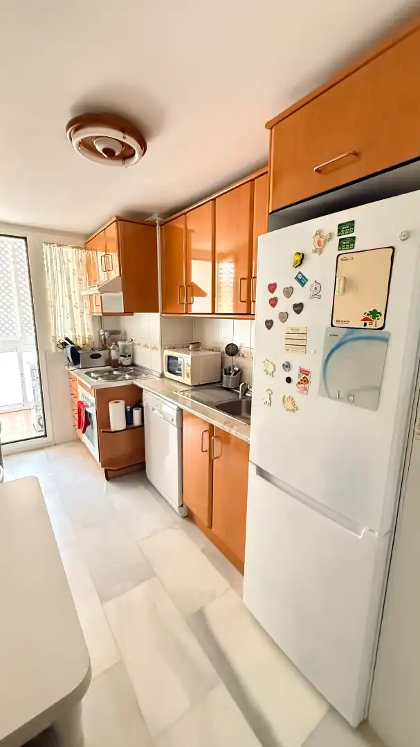 Cocina de Piso en venta en Marbella con Terraza, Amueblado y Horno
