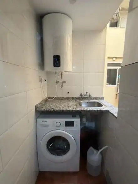Küche von Wohnung zum Verkauf in Benetússer mit Klimaanlage, Abstellraum und Balkon