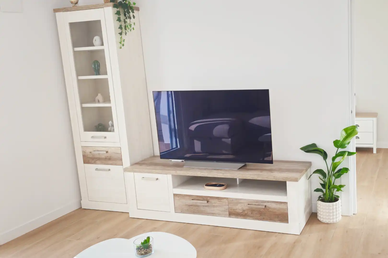 Sala d'estar de Apartament de lloguer en Sopela amb Calefacció, Moblat i Forn