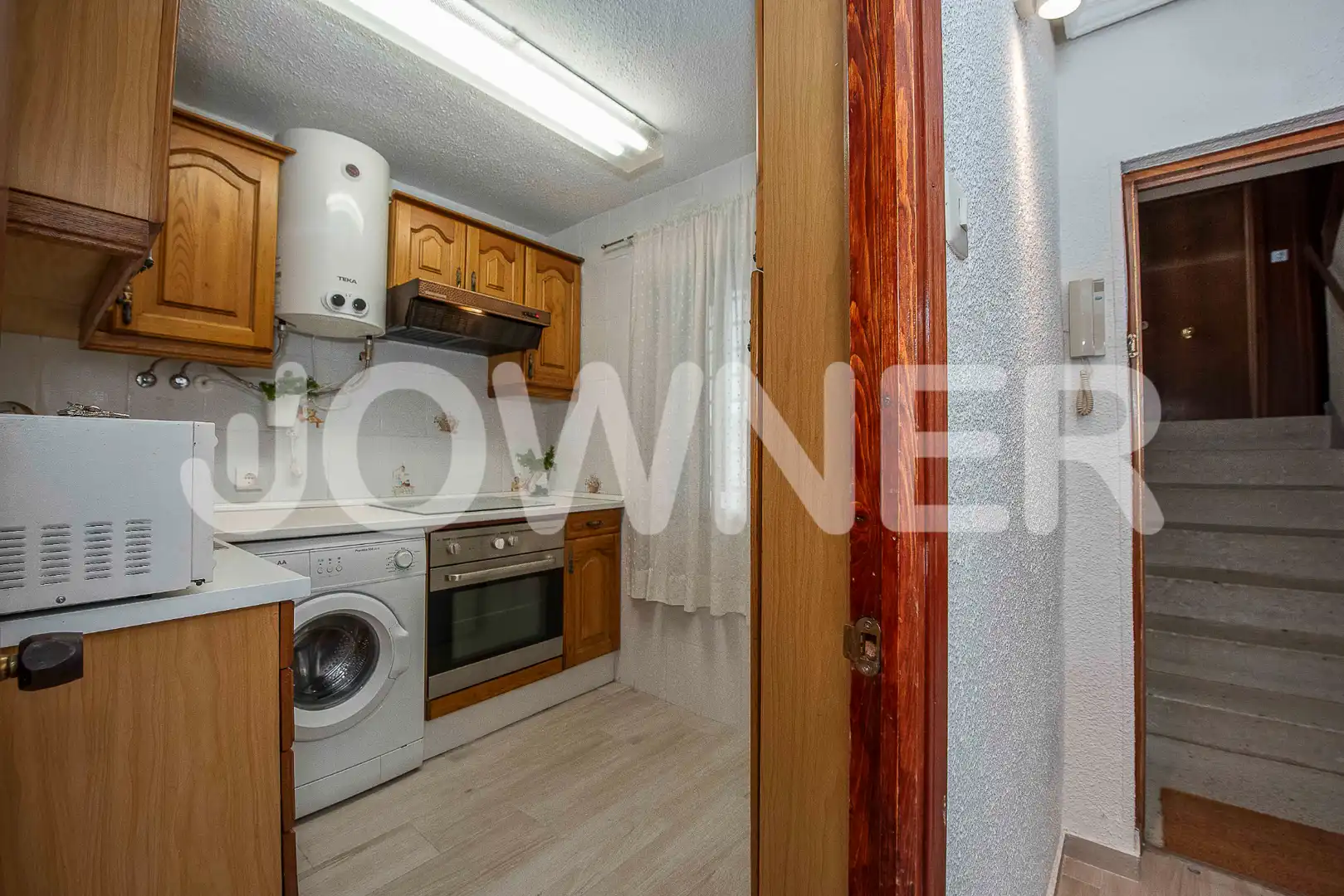 Küche von Wohnung zur Miete in Madrid mit Heizung, Möbliert und Ofen