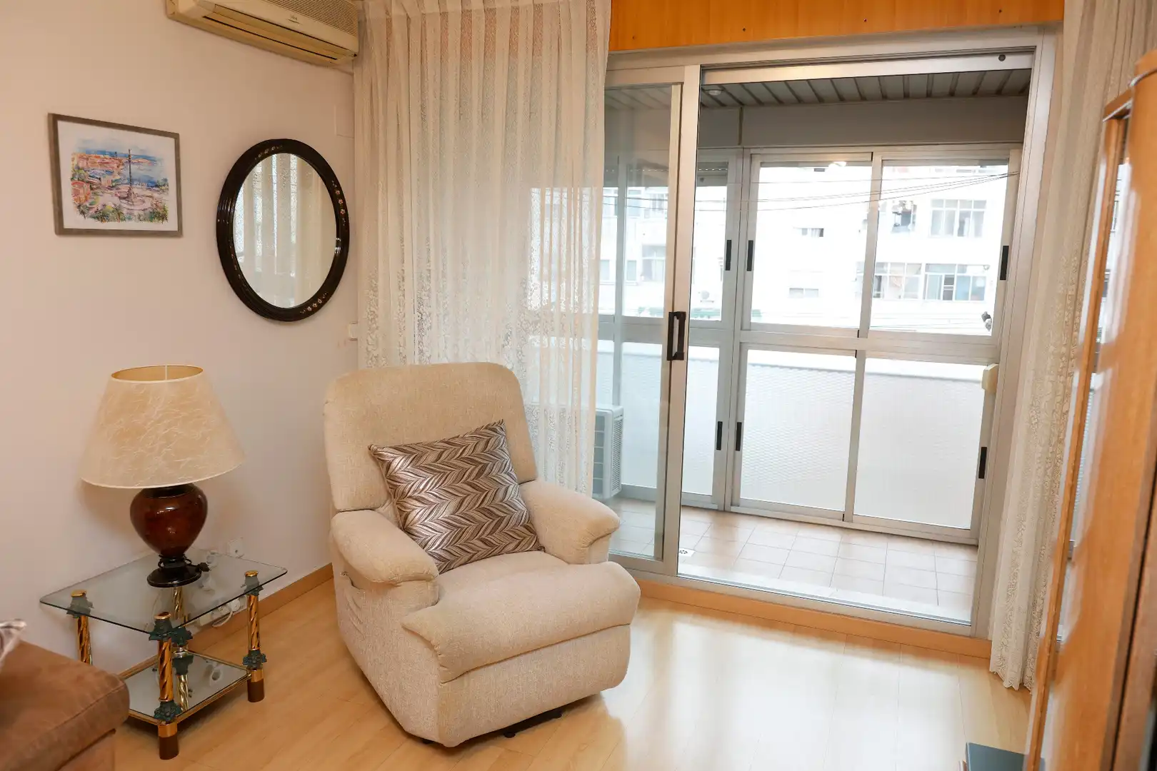 Balcony of Flat for sale in Delicias