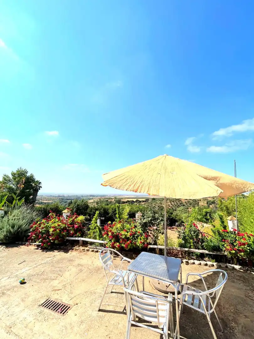 Jardín de Finca rústica en venta en Cantillana con Aire acondicionado, Terraza y Piscina