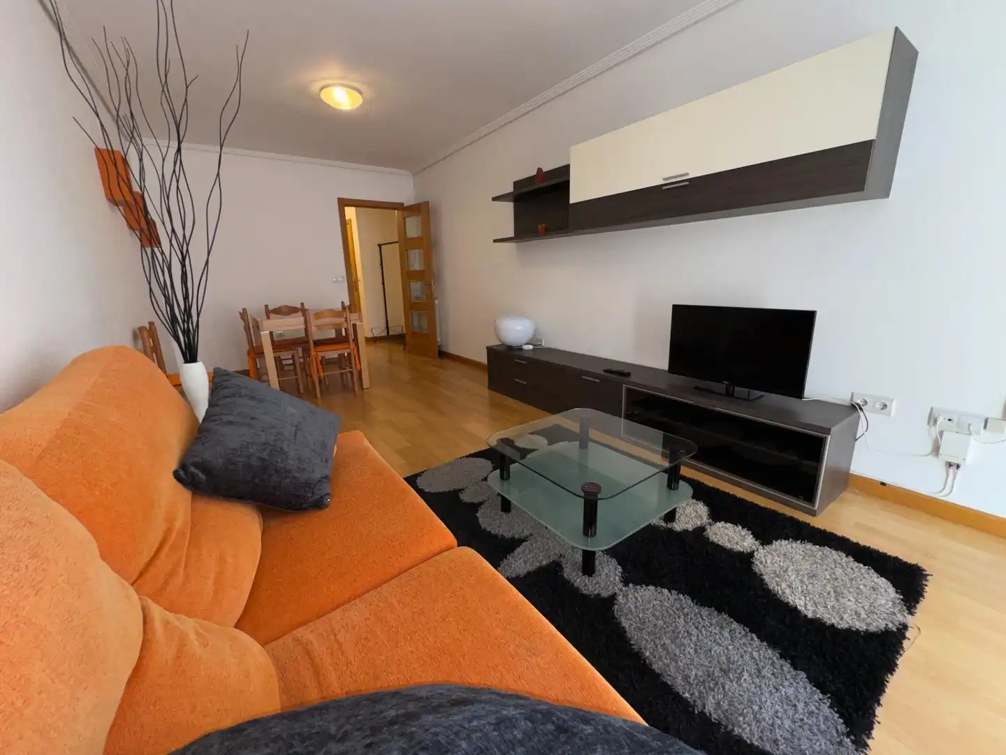 Living room of Flat for rent in Ponferrada  with Heating, Storage room and Furnished