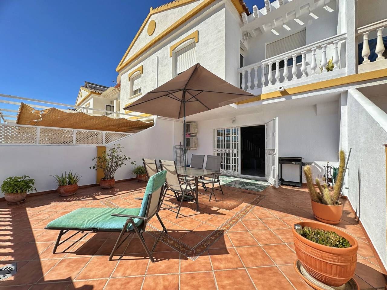 Garden of Single-family semi-detached for sale in Rincón de la Victoria  with Air Conditioner, Terrace and Community pool