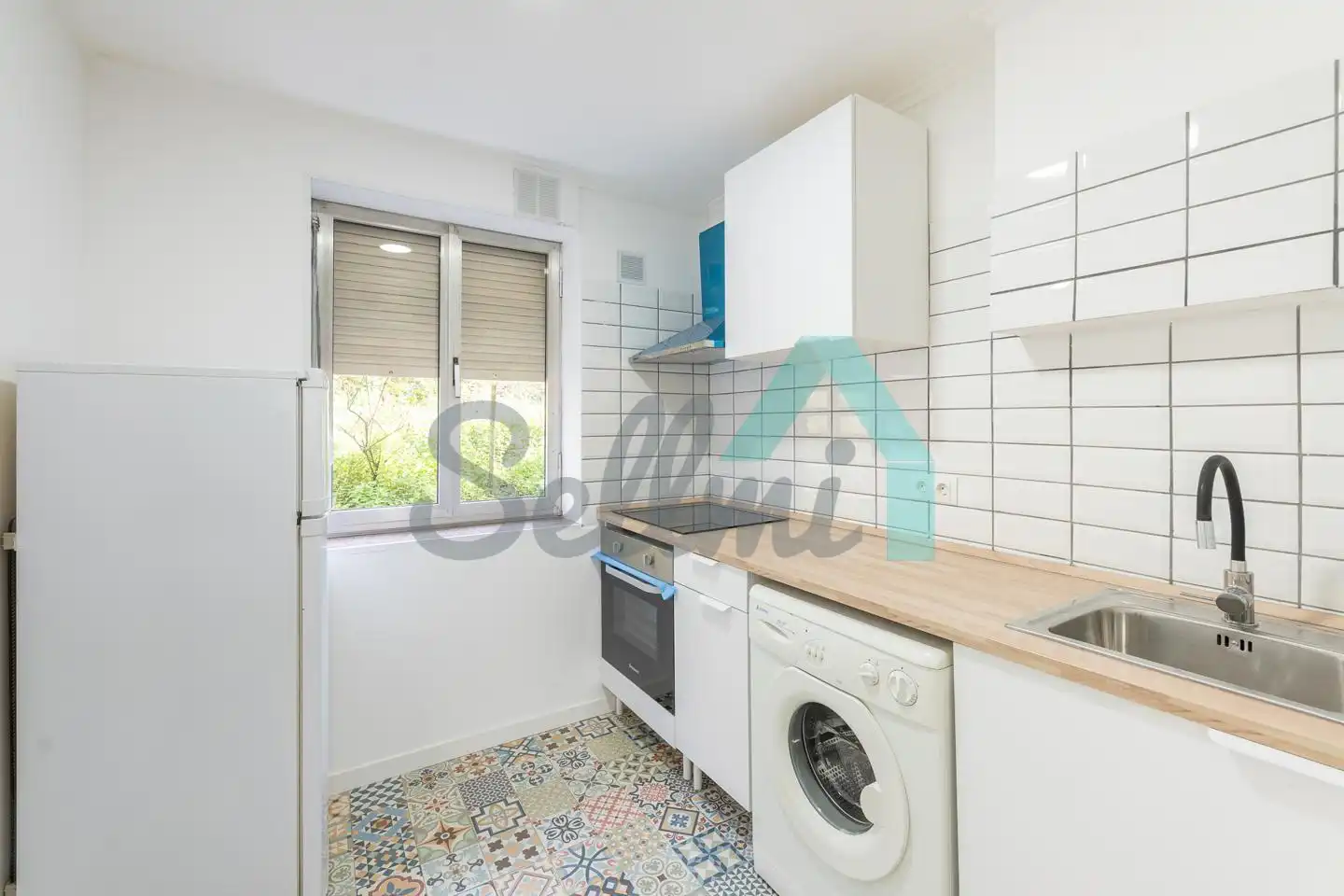 Cocina de Planta baja en venta en Mieres (Asturias) con Calefacción, Trastero y Amueblado