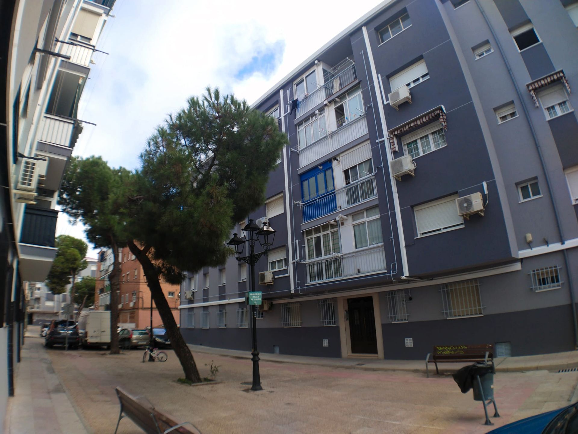 Exterior view of Flat for sale in Humanes de Madrid  with Heating, Parquet flooring and Furnished