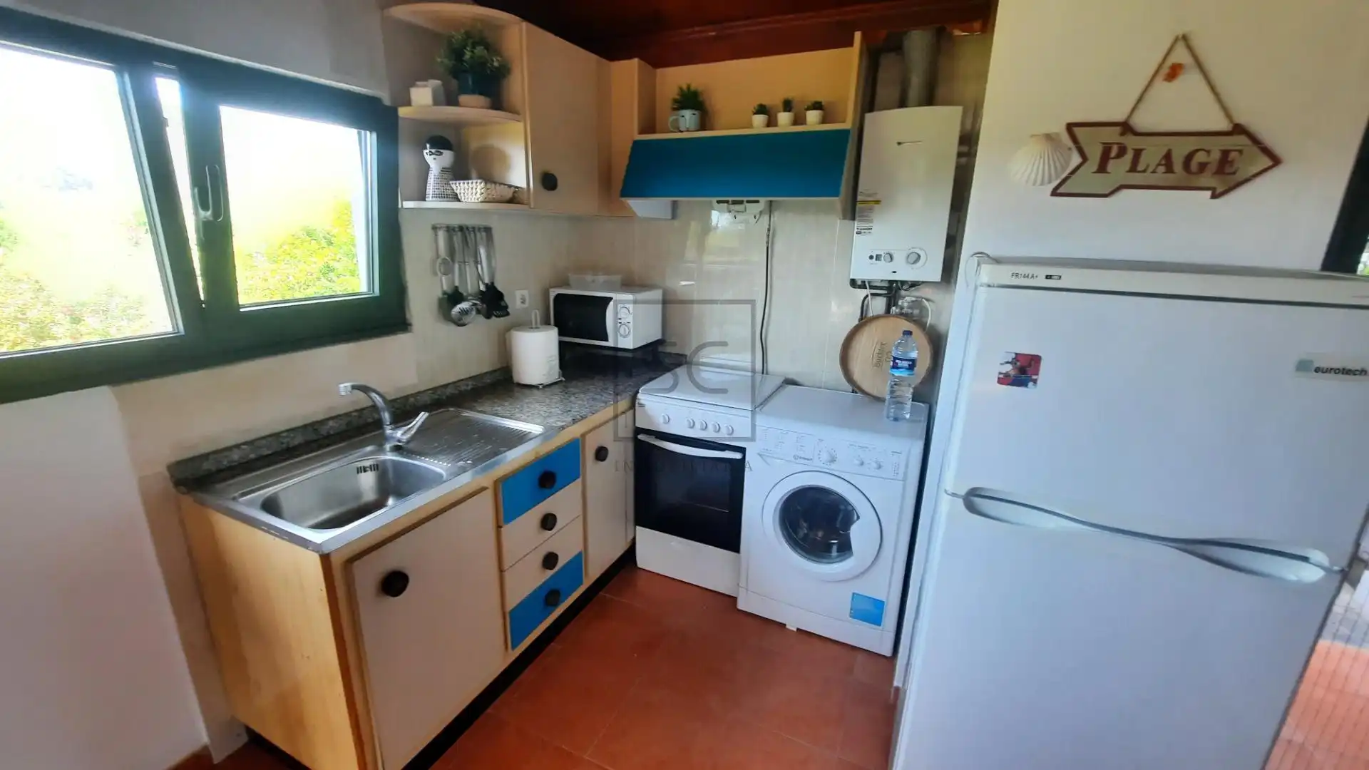 Cocina de Casa o chalet en venta en Ferrol con Jardín privado, Terraza y Amueblado