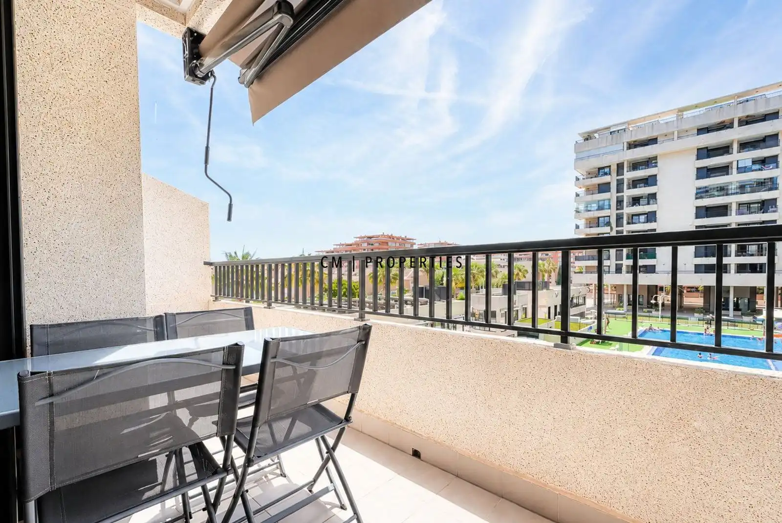 Terrasse von Wohnung zur Miete in Alboraya mit Klimaanlage, Heizung und Terrasse