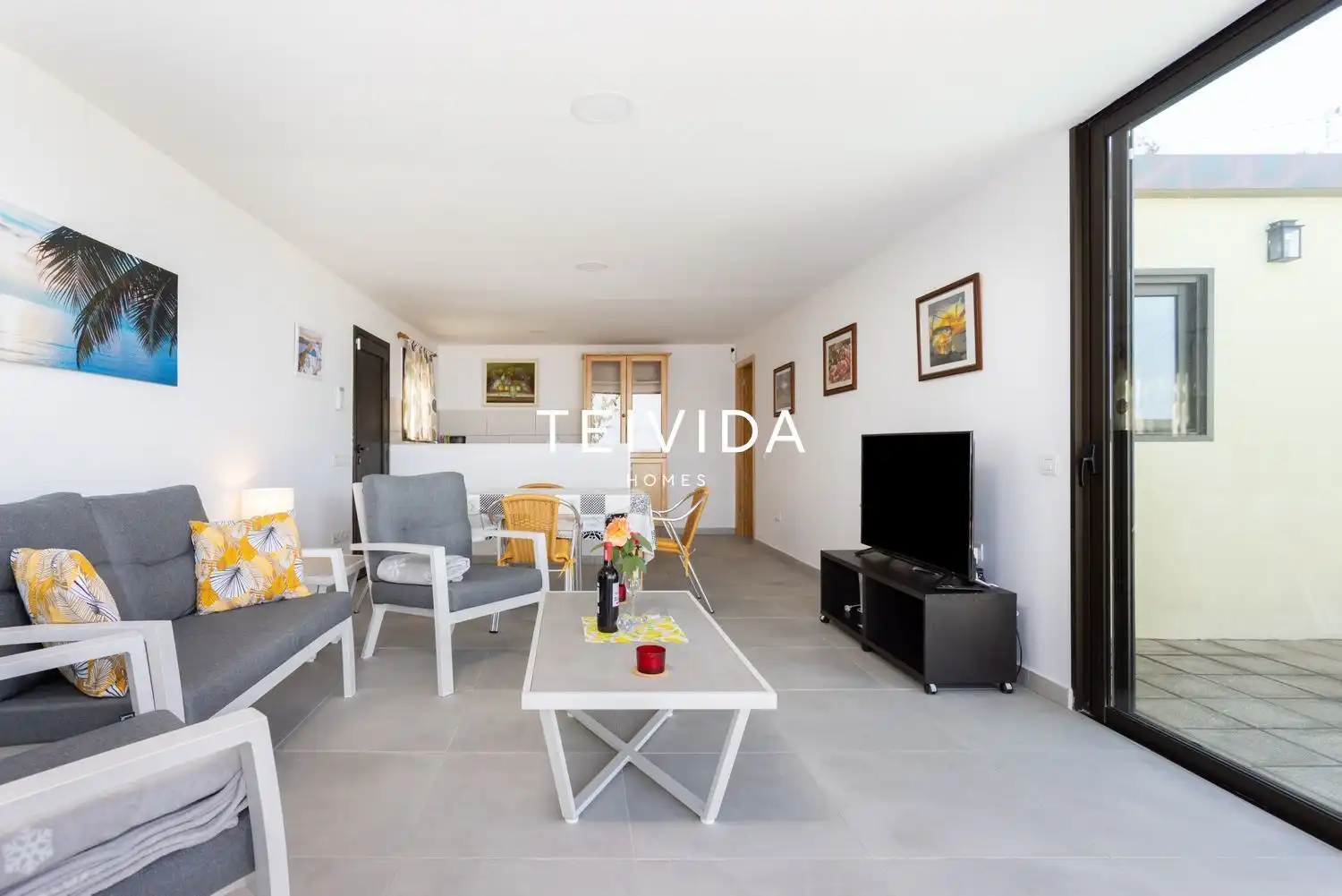 Sala de estar de Casa o chalet en venta en Santa Úrsula con Jardín privado y Piscina
