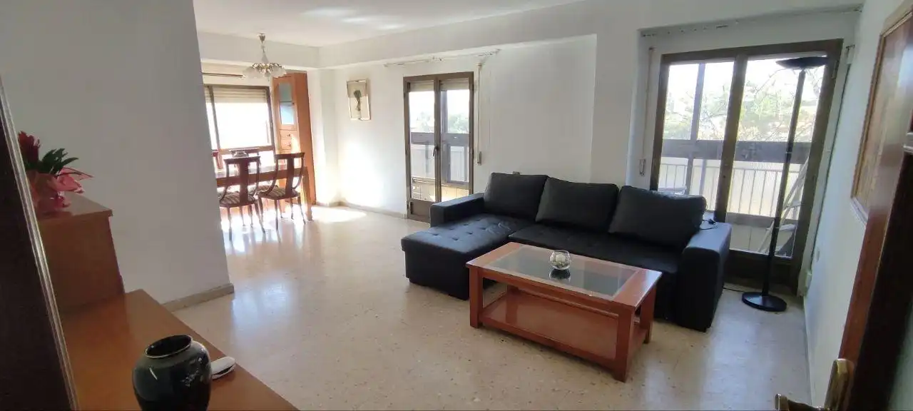 Sala d'estar de Pis en venda en Alicante / Alacant amb Aire condicionat, Terrassa i Moblat