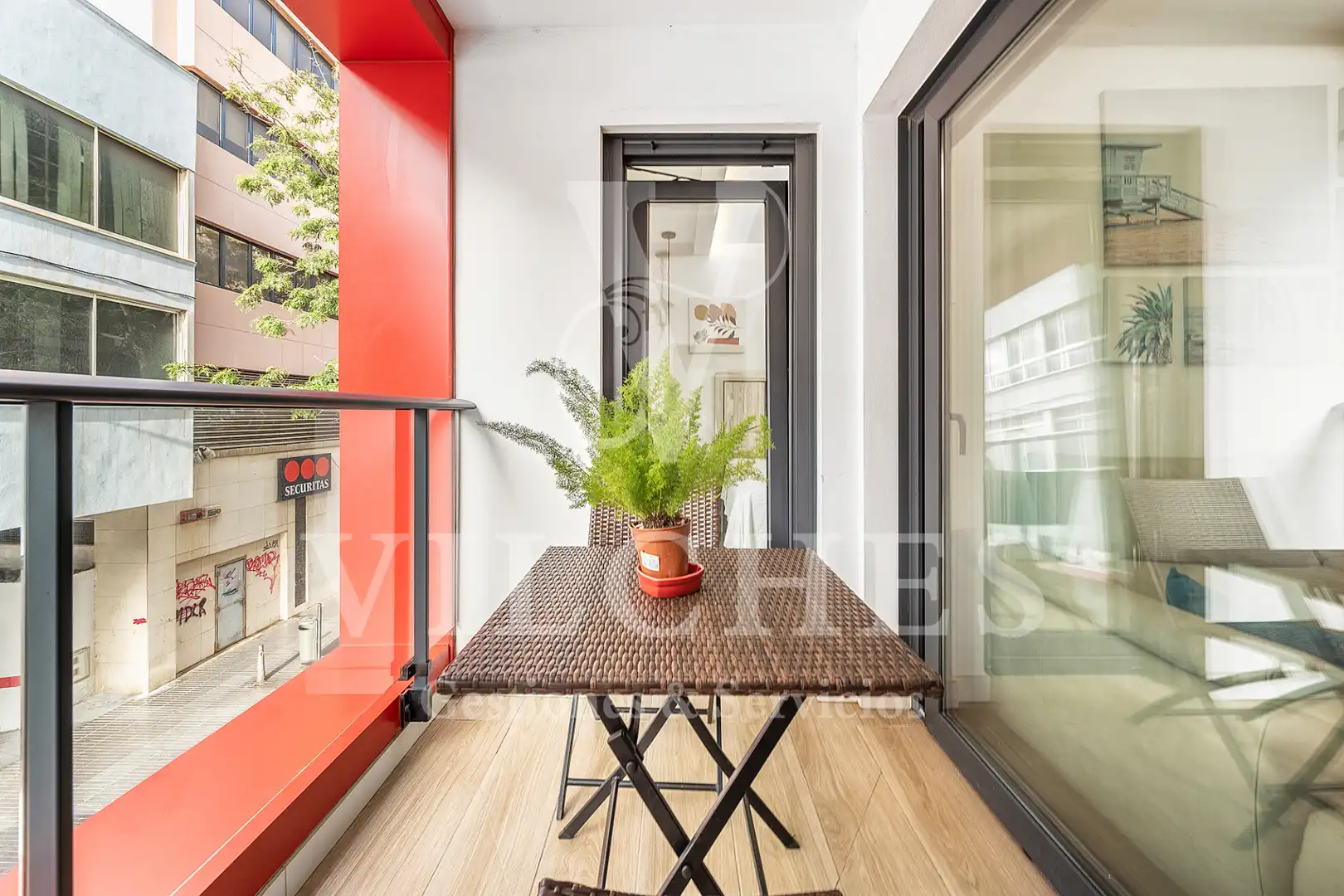 Balcony of Flat for rent in Las Palmas de Gran Canaria  with Furnished