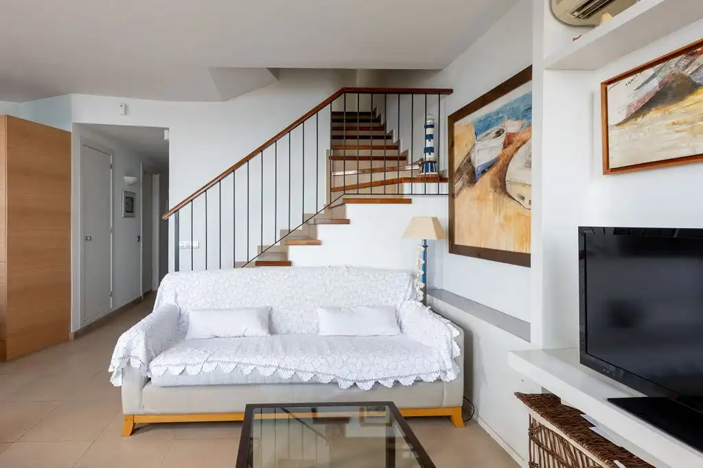 Sala d'estar de Pis en venda en Sant Pol de Mar amb Aire condicionat, Calefacció i Terrassa