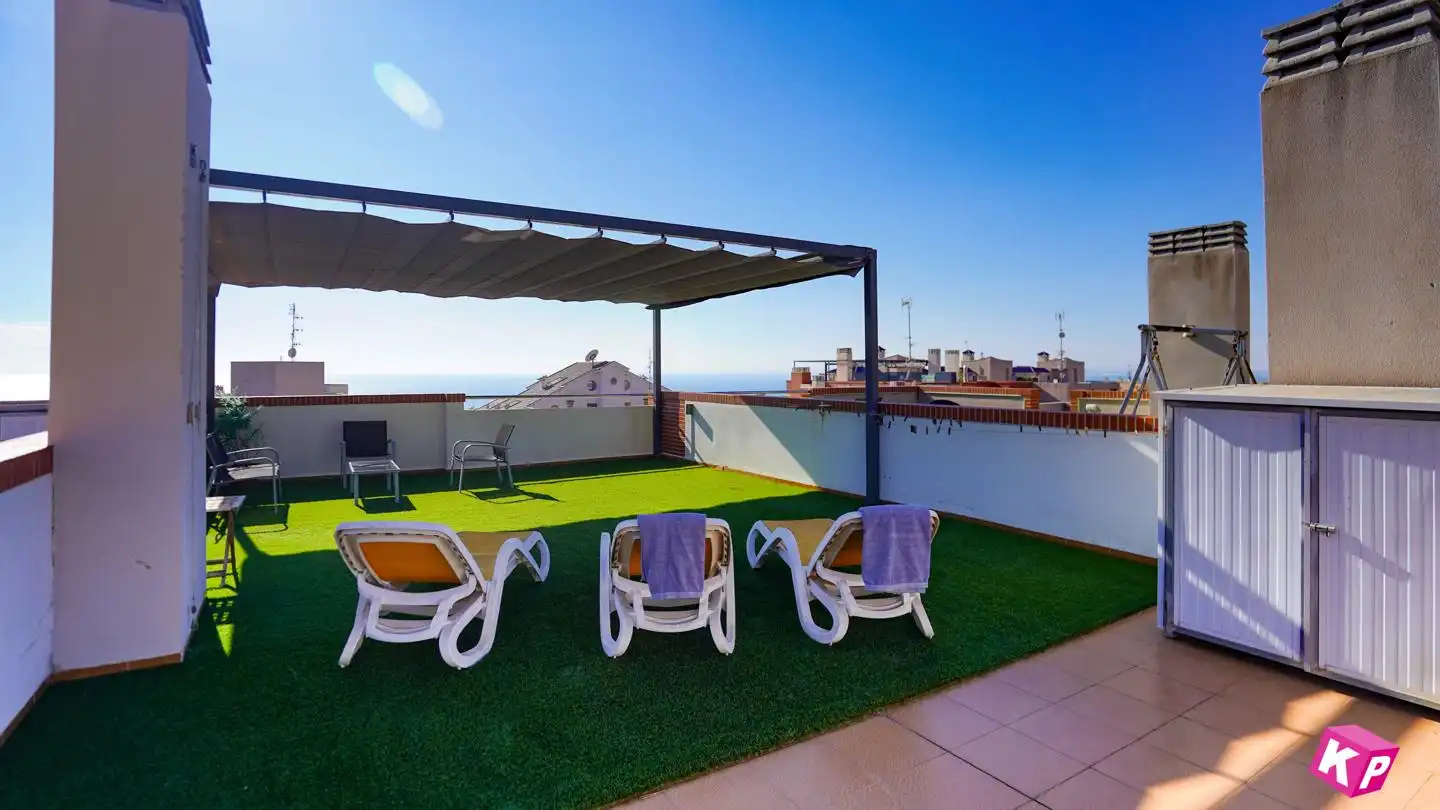 Terrasse von Wohnung zum Verkauf in Santa Pola mit Klimaanlage, Heizung und Terrasse