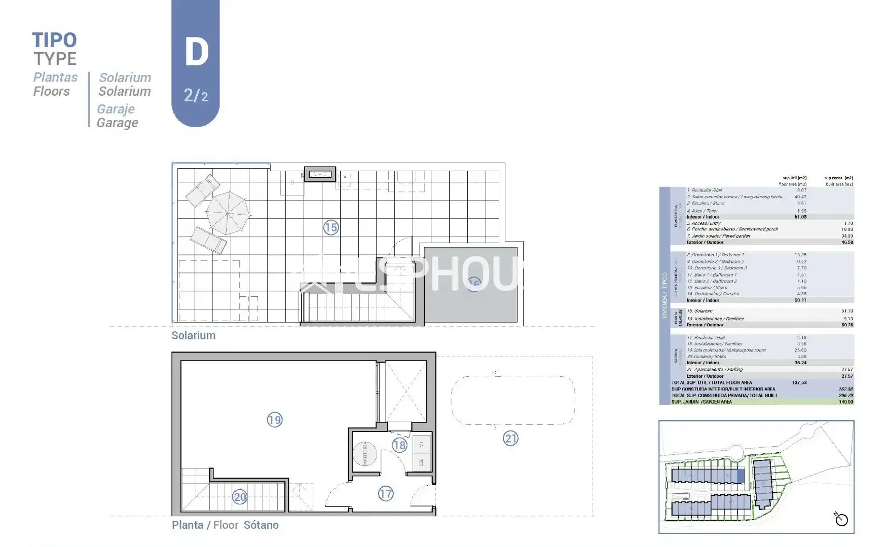 Bungalow con terrazza in vendita a Pueblo Español - Coveta Fumá, imagen 13