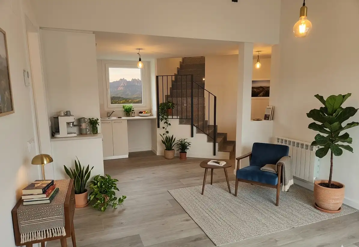 Sala d'estar de Dúplex en venda en Olot amb Terrassa