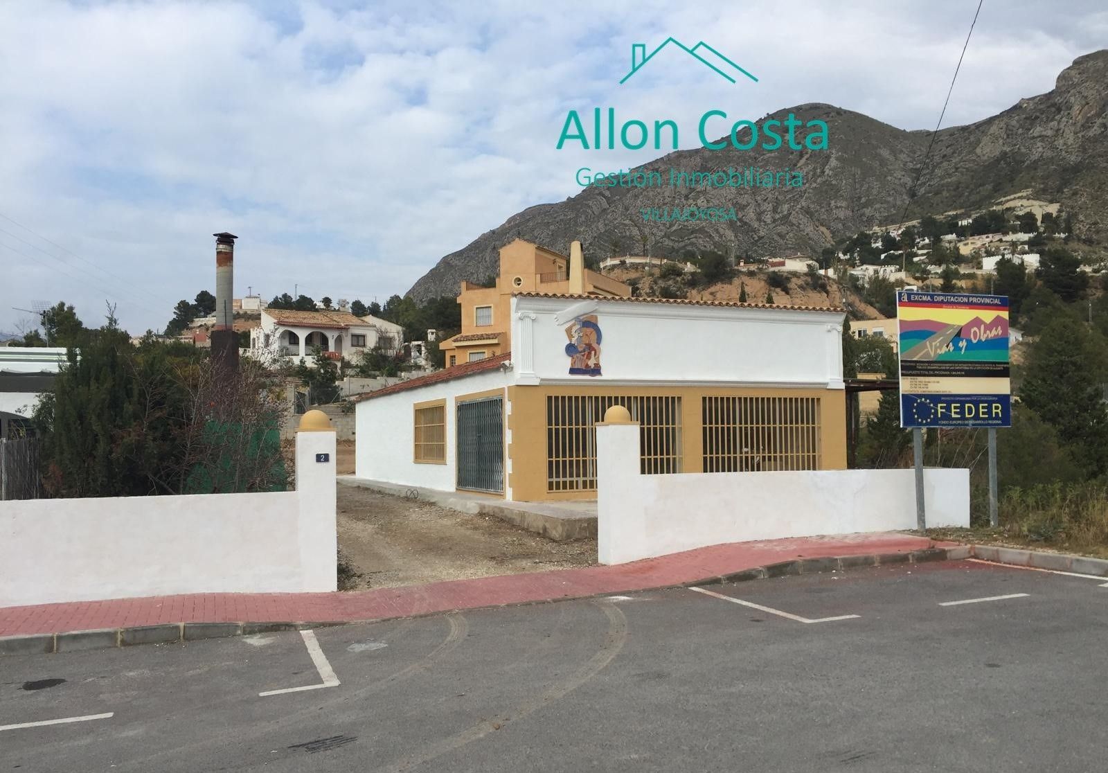 Vista exterior de Local en venta en Orxeta