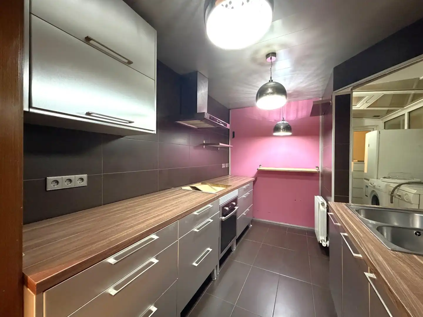 Cocina de Piso en venta en Badalona con Aire acondicionado, Parquet y Horno