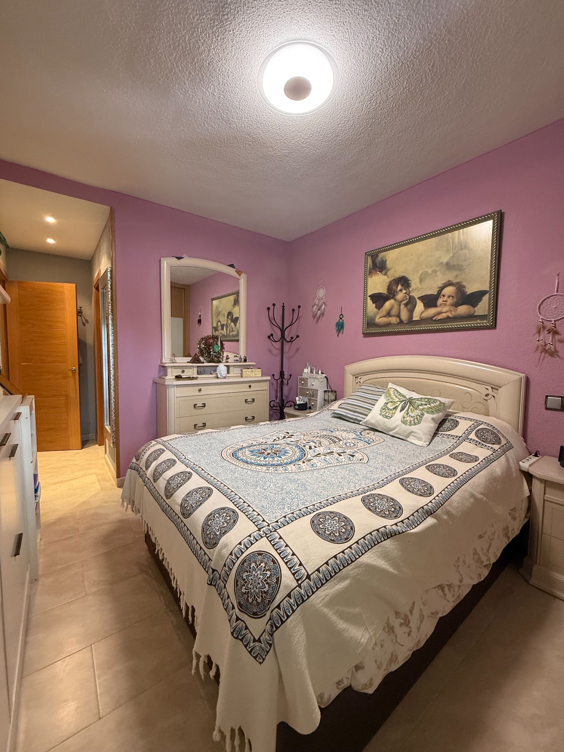 Bedroom of Flat for sale in Móstoles  with Air Conditioner, Heating and Terrace