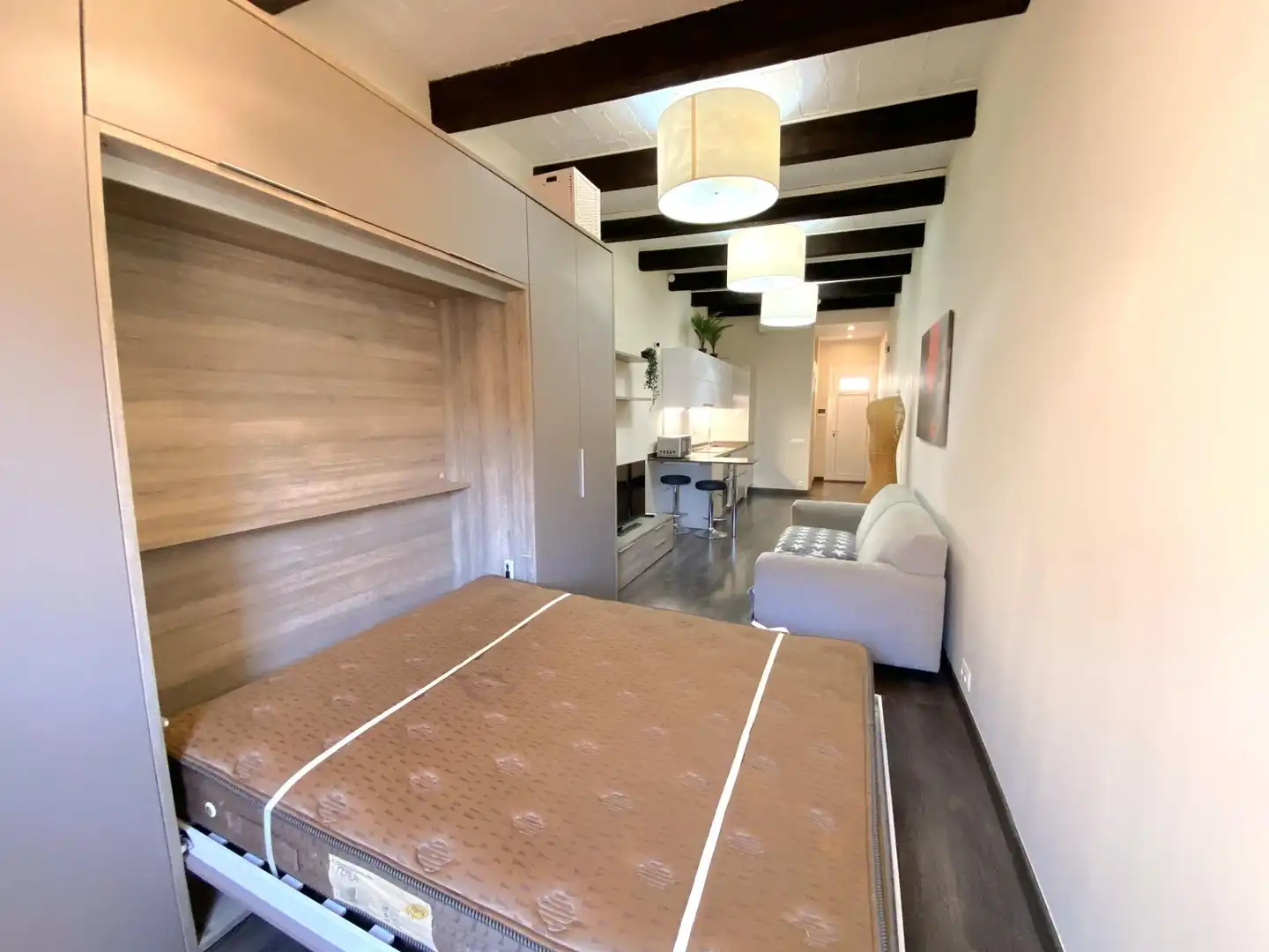 Sala d'estar de Apartament en venda en Barcelona amb Aire condicionat, Calefacció i Parquet