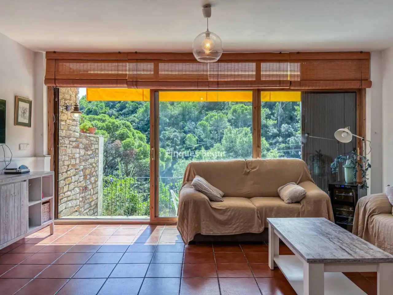 Living room of Apartments for sale in Begur  with Terrace, Furnished and Balcony
