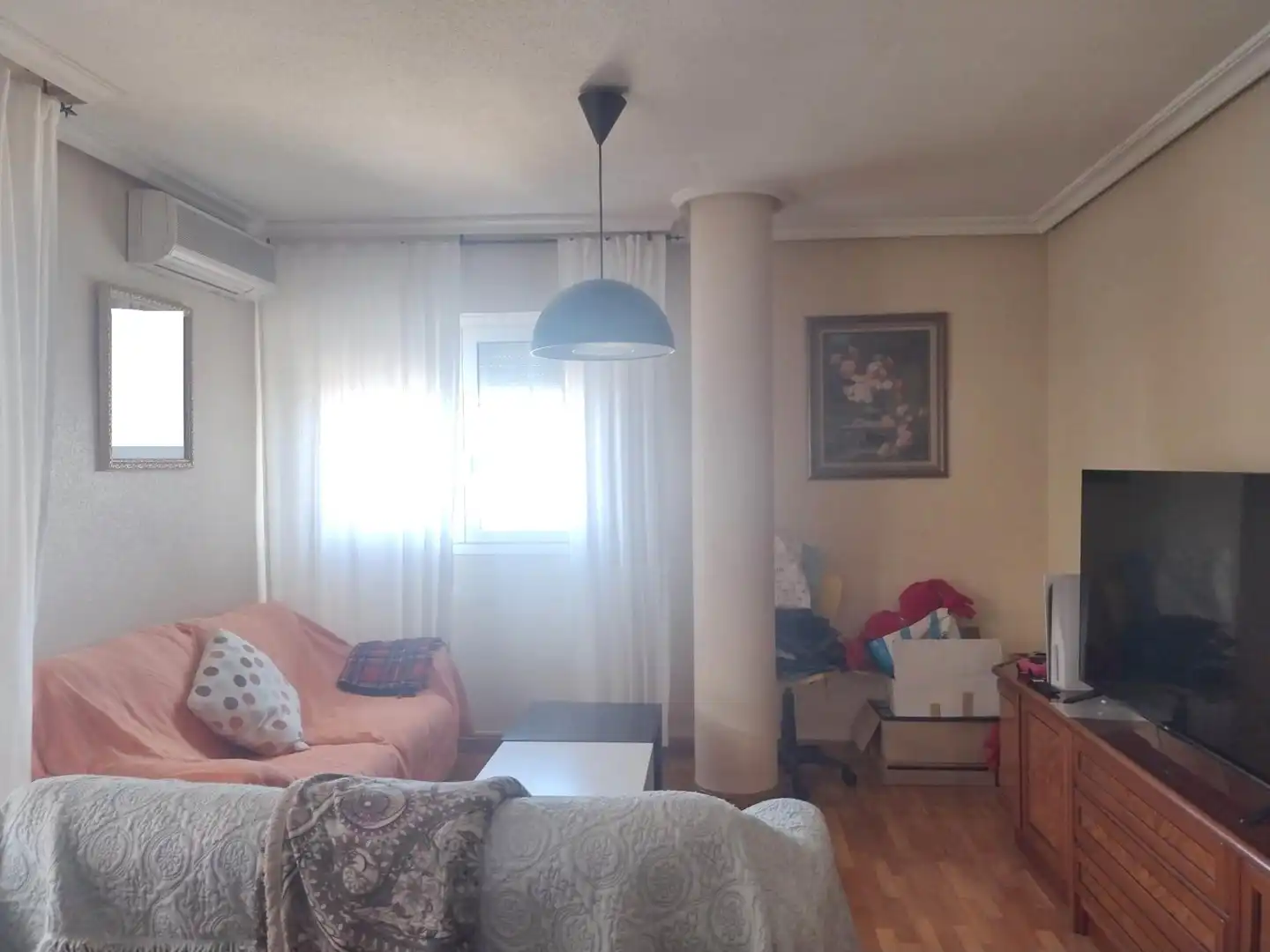 Living room of Attic for sale in Murcia  with Air Conditioner, Parquet flooring and Storage room