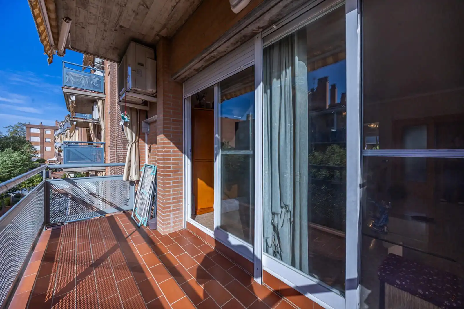 Terrasse von Wohnung zum Verkauf in Sabadell mit Heizung, Terrasse und Balkon