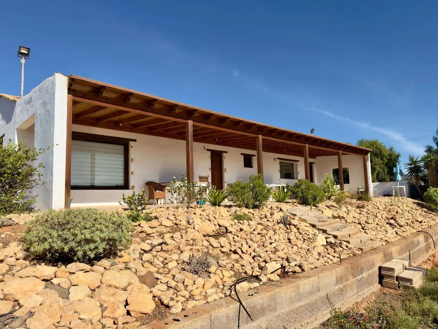 Vista exterior de Finca rústica en venta en Tuineje con Piscina