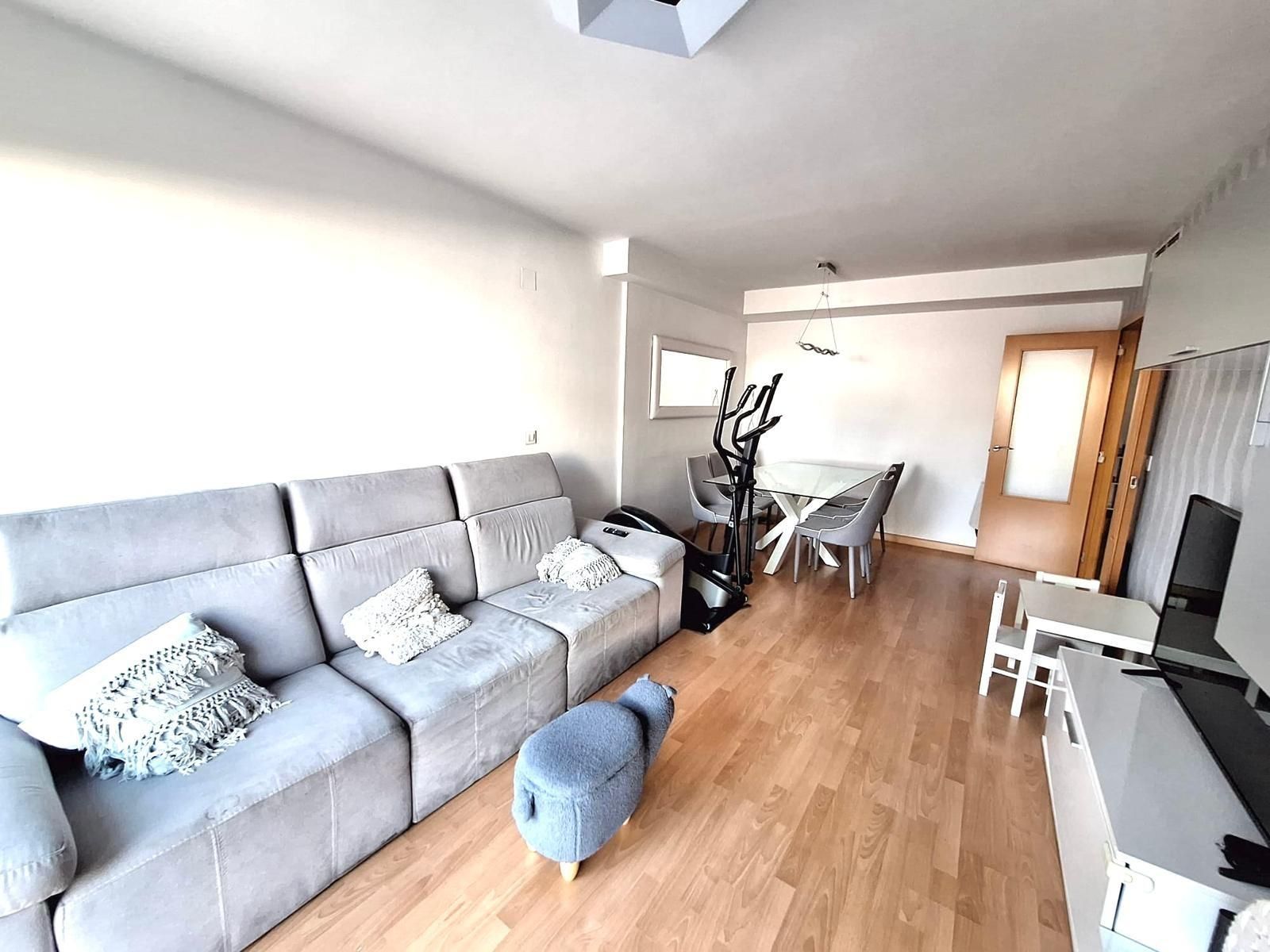 Living room of Attic for sale in Alzira  with Air Conditioner, Parquet flooring and Balcony