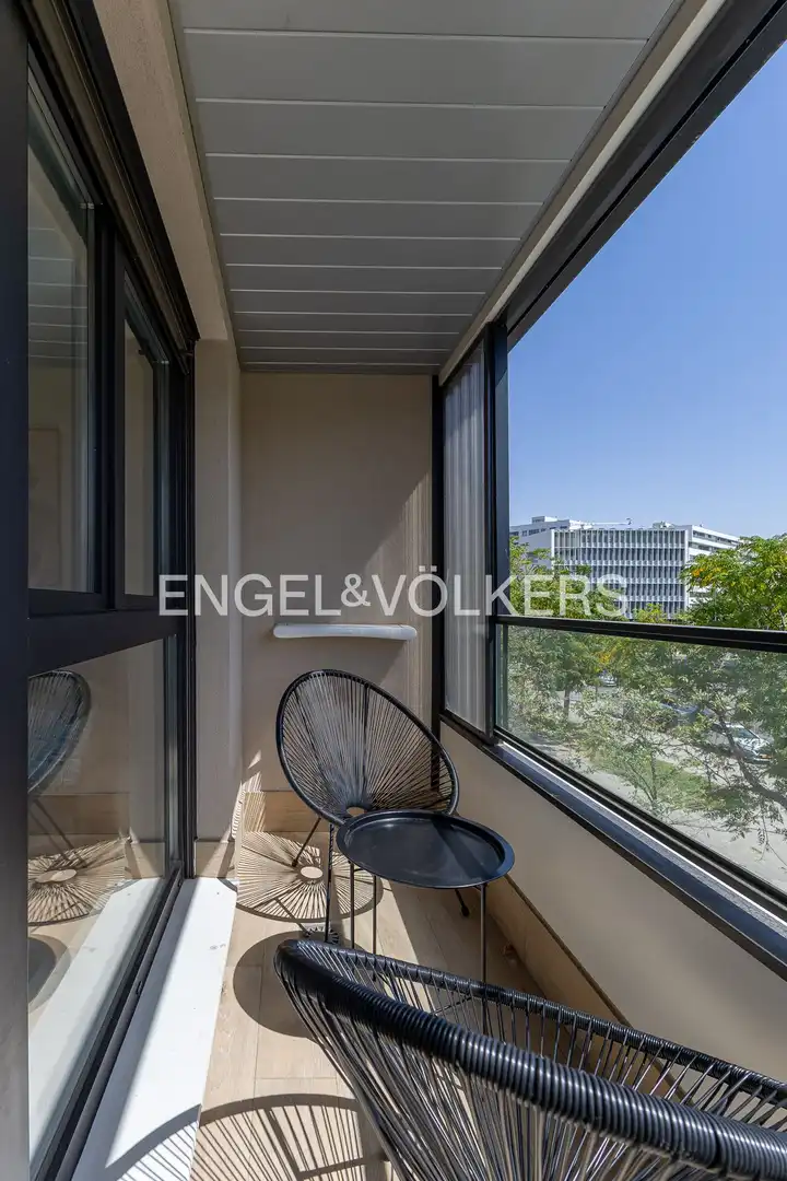 Terrasse von Wohnung zur Miete in Hortaleza