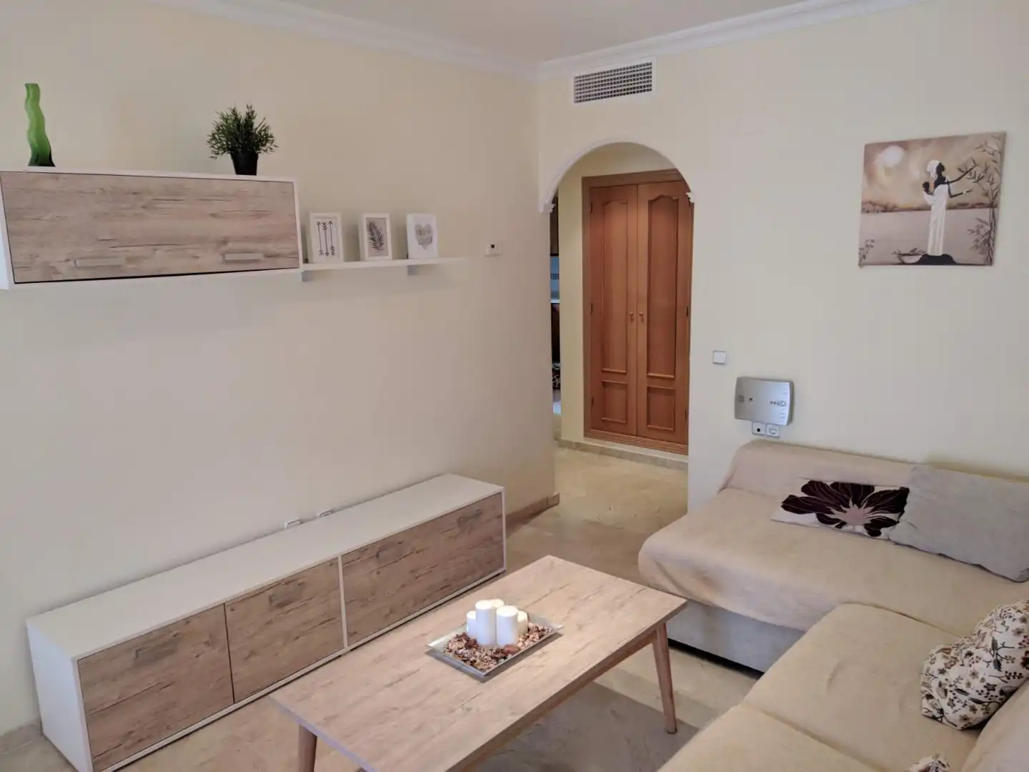 Sala de estar de Piso en venta en Alhaurín El Grande con Aire acondicionado, Calefacción y Trastero