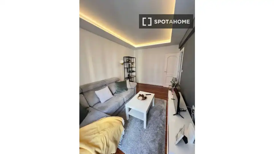 Sala d'estar de Apartament per a compartir en Bilbao  amb Aire condicionat, Calefacció i Terrassa