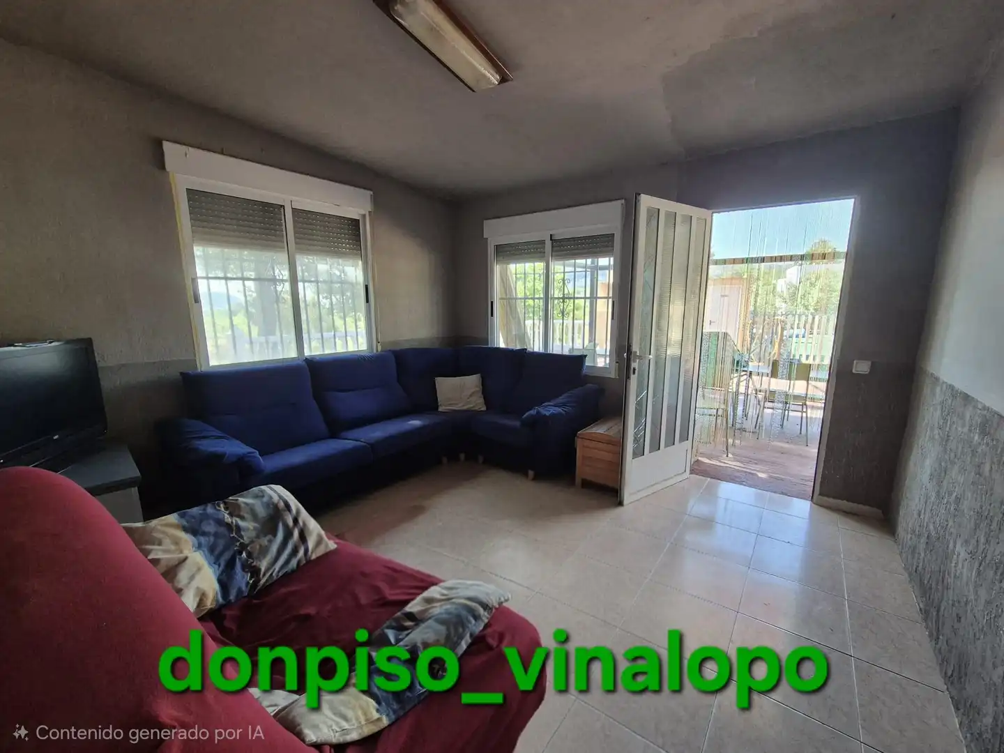 Sala de estar de Finca rústica en venta en Monóvar  / Monòver con Aire acondicionado, Calefacción y Trastero