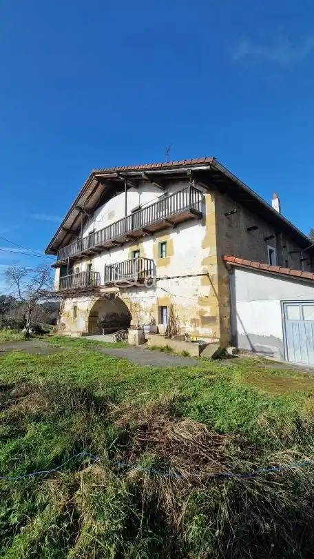 Vista exterior de Finca rústica en venda en Larrabetzu amb Jardí privat i Balcó