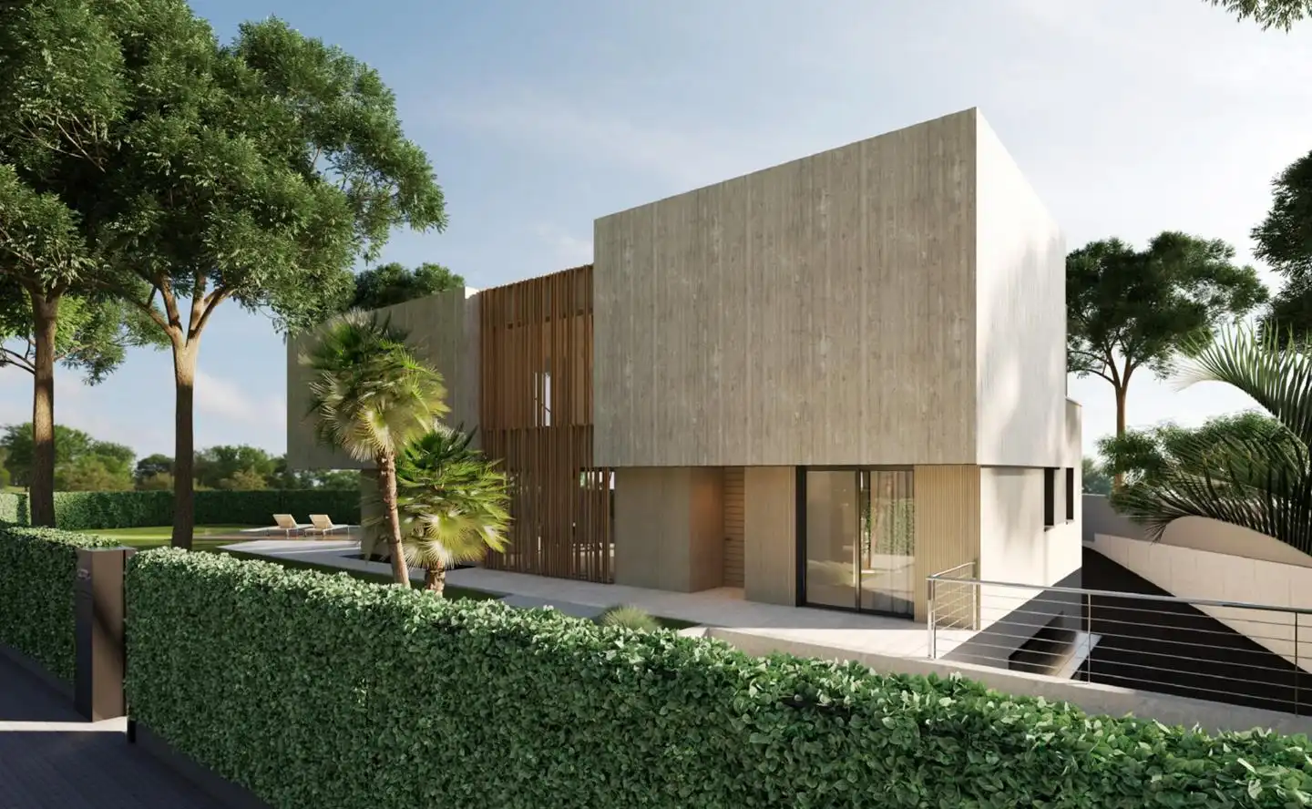 Exterior view of Houses for sale in Castelldefels  with Air Conditioner, Heating and Private garden