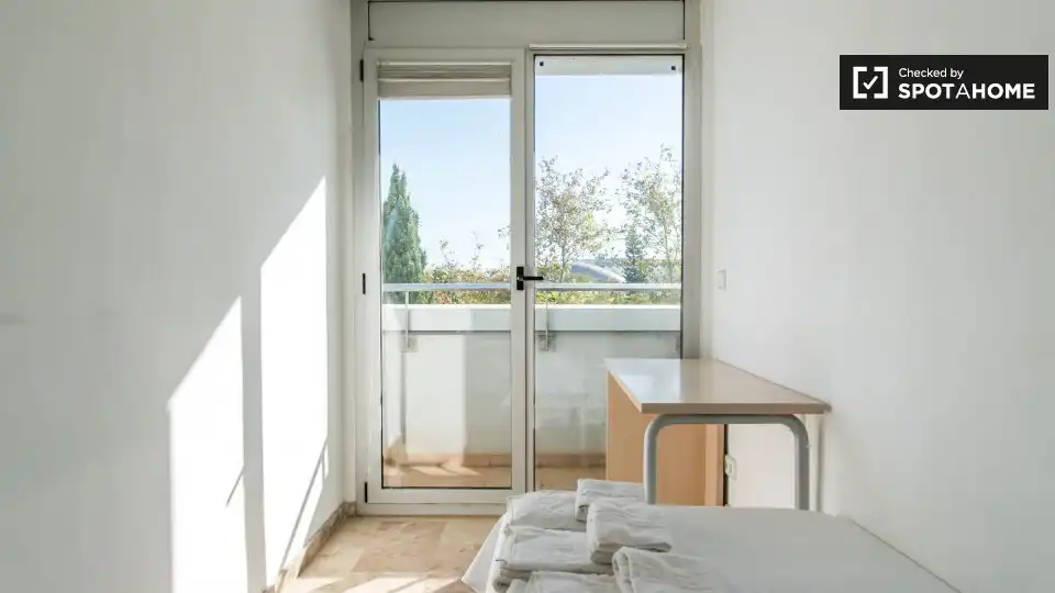 Balcony of Flat for rent in Valencia  with Air Conditioner, Heating and Furnished