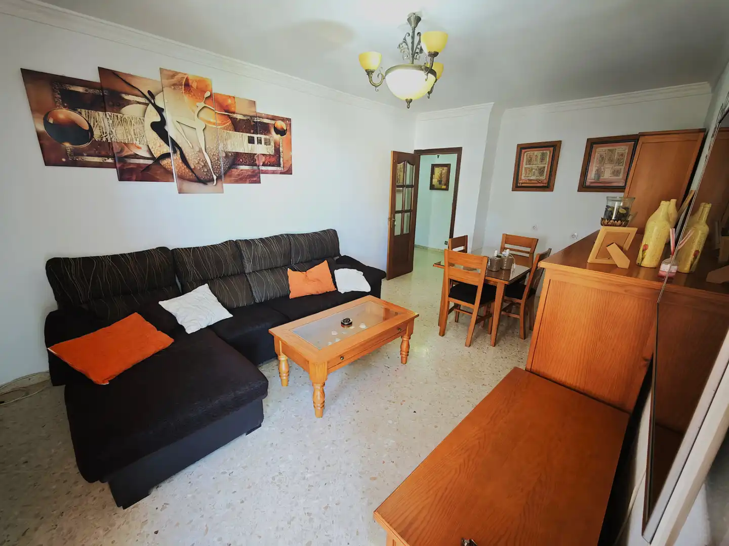 Sala de estar de Piso en venta en Lebrija con Aire acondicionado, Terraza y Trastero