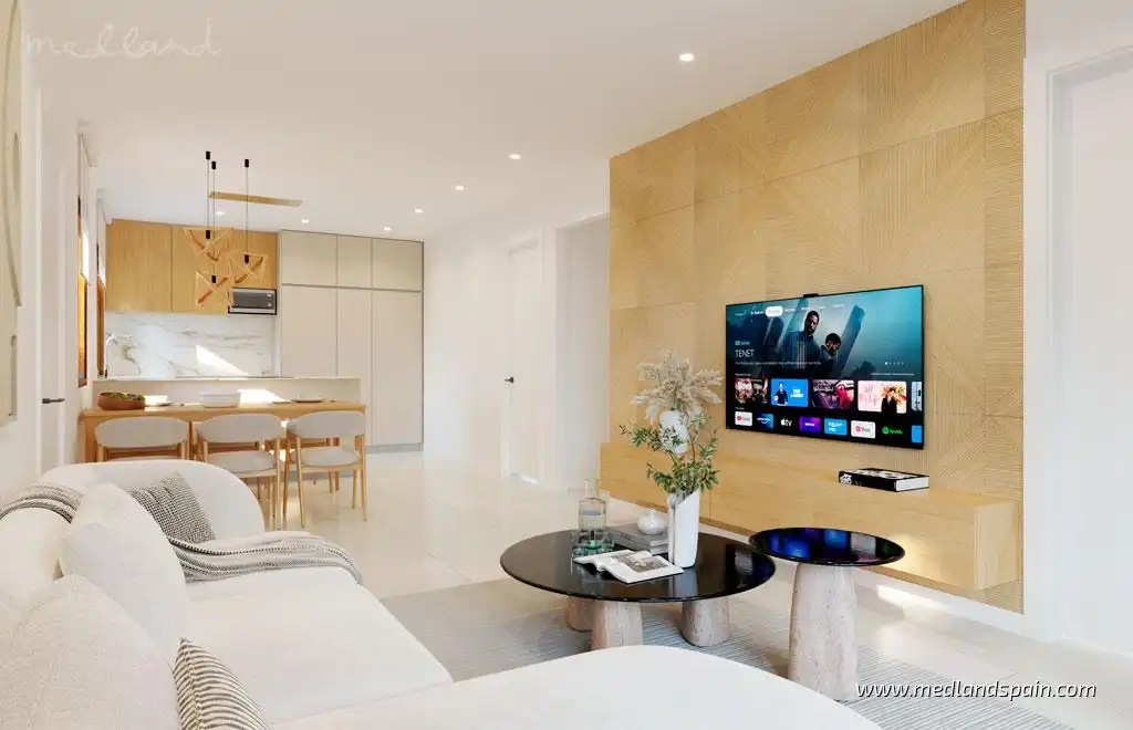 Sala de estar de Casa o chalet en venta en Orihuela con Jardín privado, Terraza y Piscina