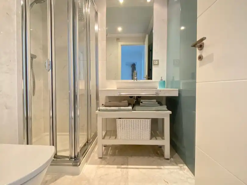 Bathroom of Flat for rent in Eivissa  with Air Conditioner, Terrace and Furnished