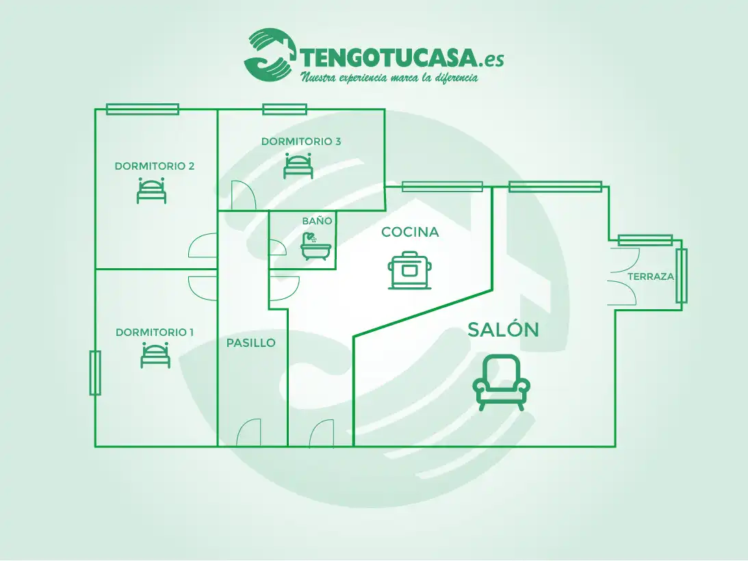 Piso en venta en Madrid con Aire acondicionado, Calefacción y Terraza