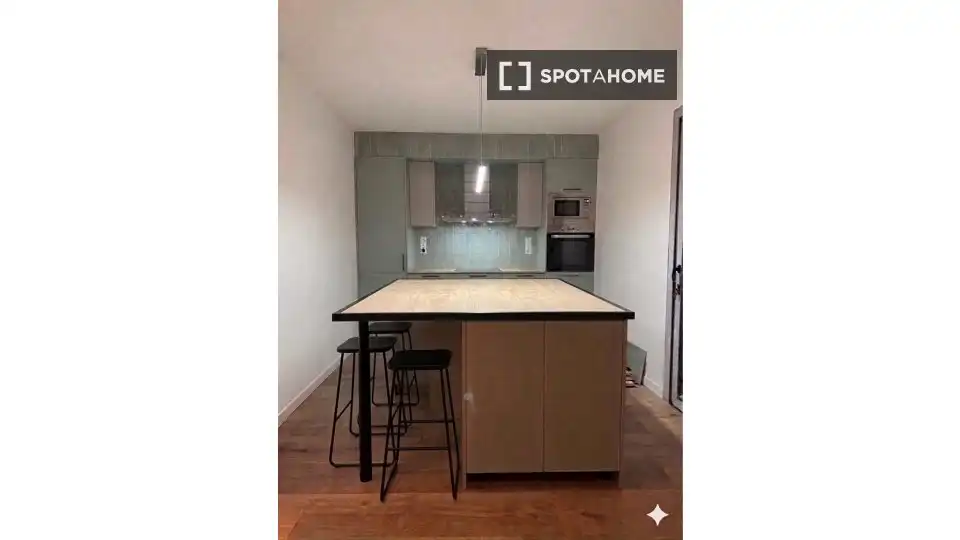 Cocina de Piso para compartir en Sant Vicenç de Castellet con Aire acondicionado, Terraza y Amueblado