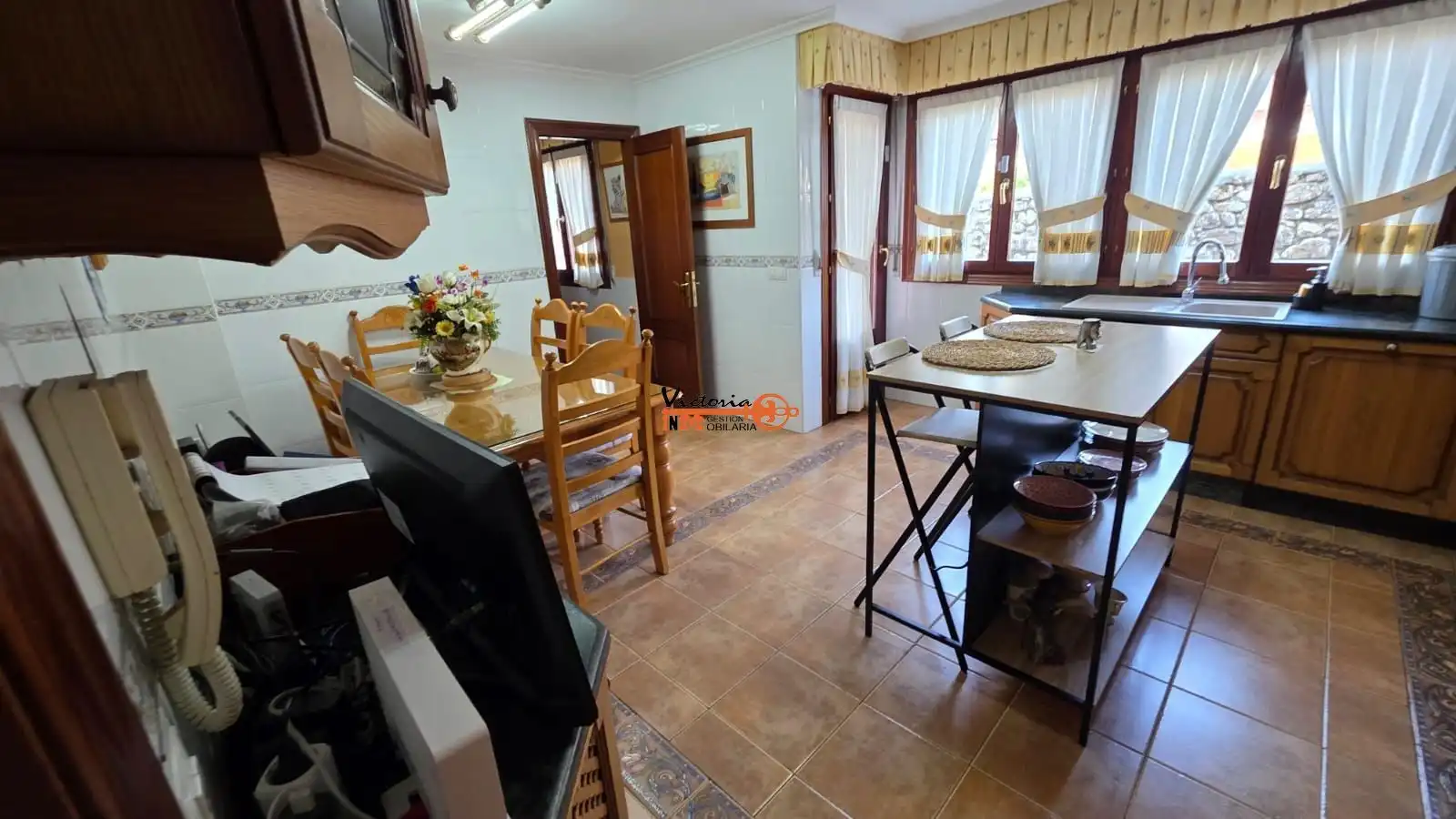 Cocina de Casa o chalet en venta en Guriezo con Calefacción, Jardín privado y Piscina