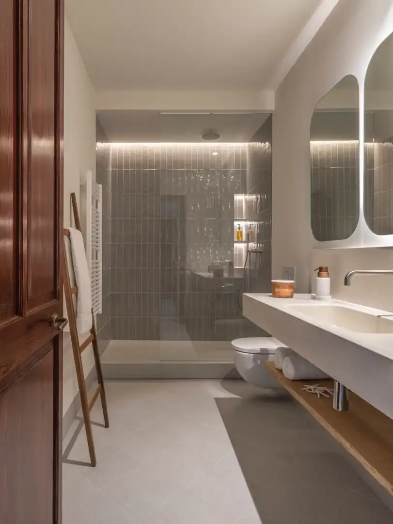 Baño de Casa adosada en venta en Pollença con Aire acondicionado, Piscina y Amueblado