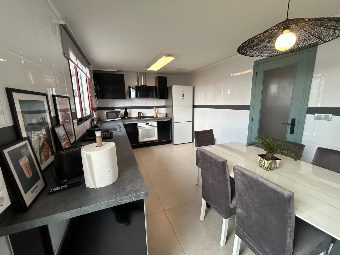 Kitchen of Detached homes for sale in Gandia  with Air Conditioner, Private garden and Terrace