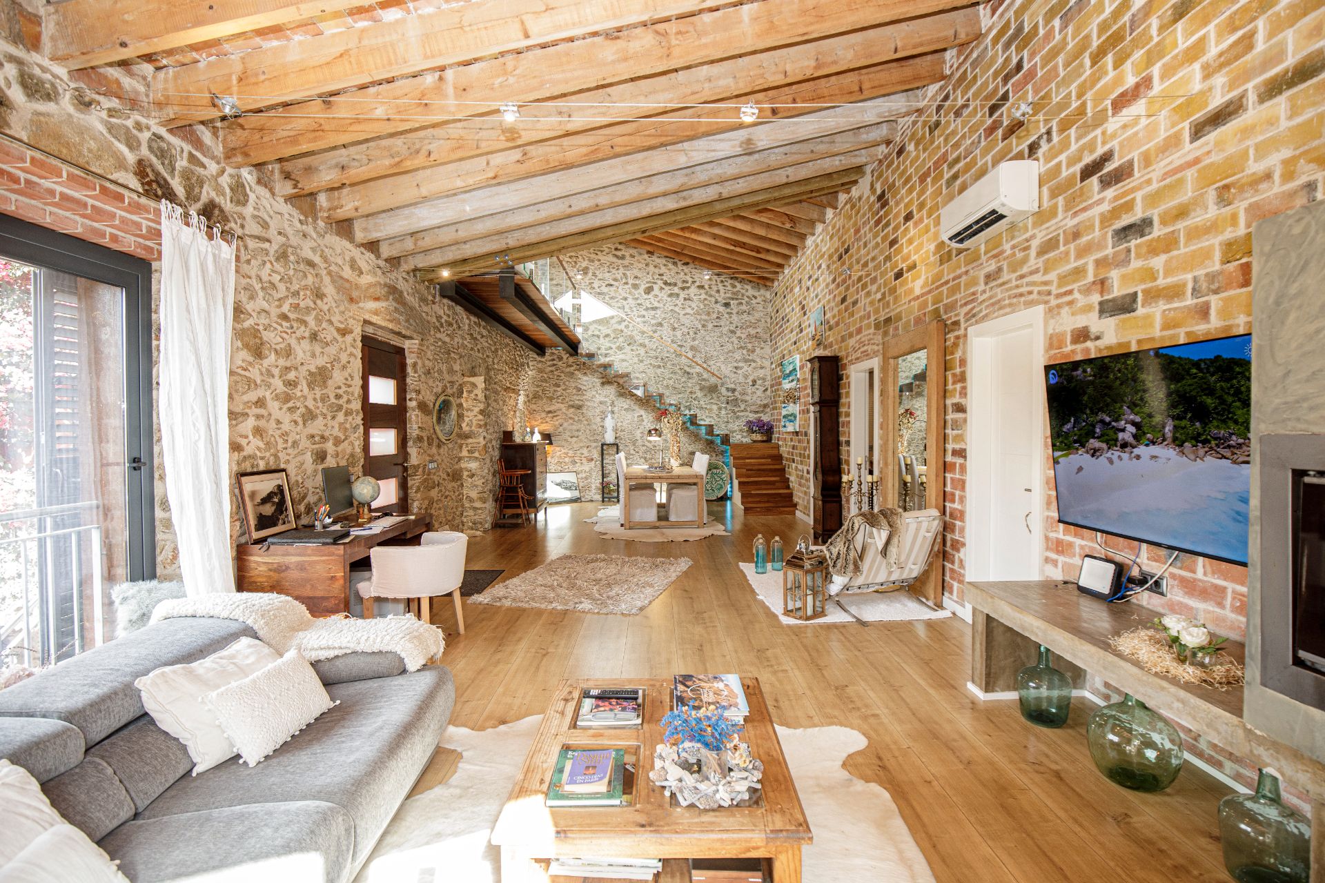 Living room of House or chalet for sale in Palau-saverdera  with Air Conditioner, Private garden and Terrace